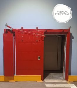 Porta Corta Fogo 11711 Com Vedação Perimetral