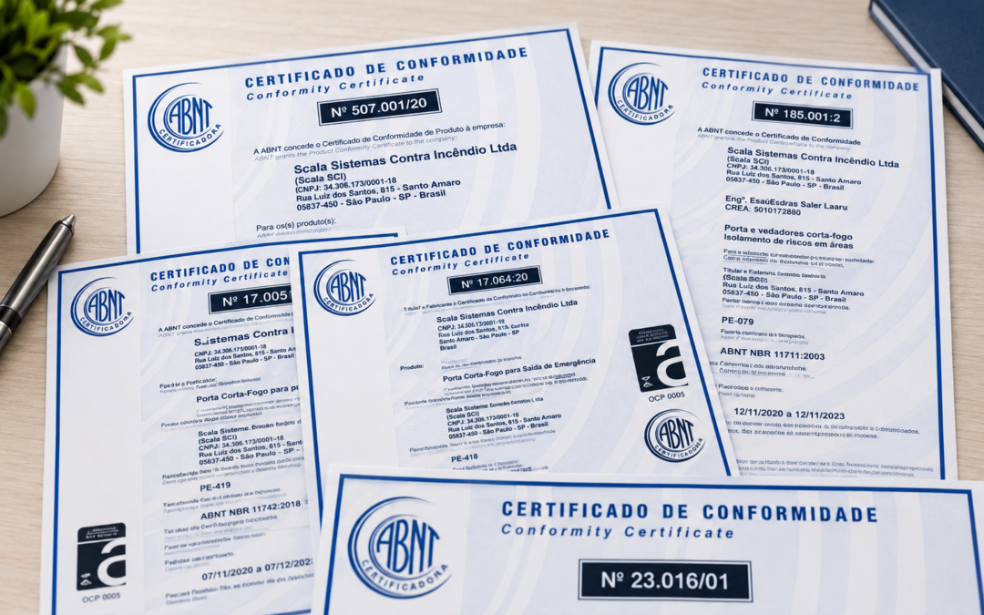 Certificados Portas Corta Fogo