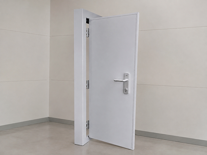 porta metalica estanque scala sci